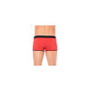 Mini-Pants rouge échancré avec zip 